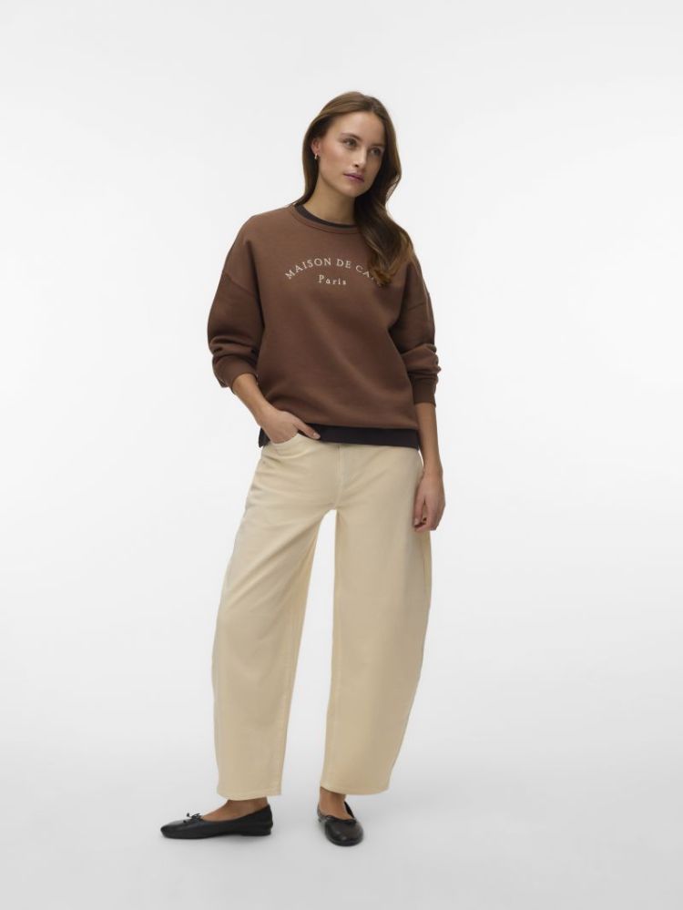 VMRIANNE LS SWEATSHIRT BOX EXP 288475007 Cocoa