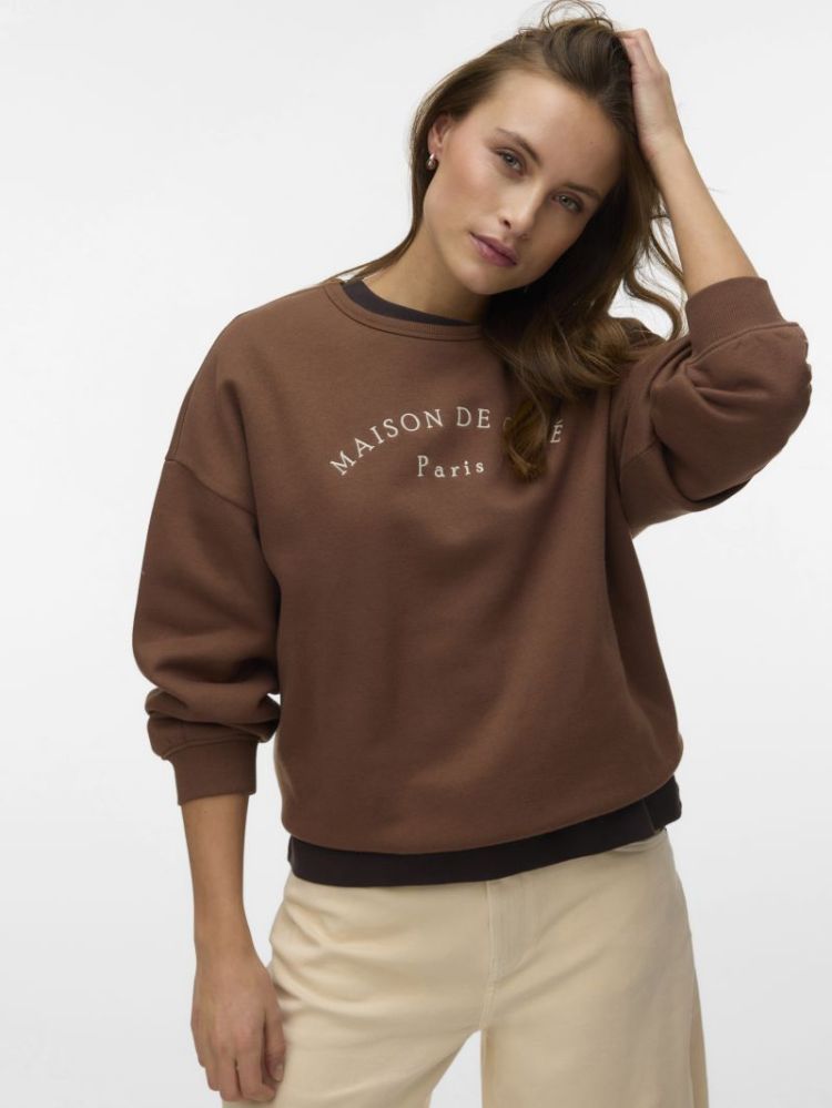 VMRIANNE LS SWEATSHIRT BOX EXP 288475007 Cocoa