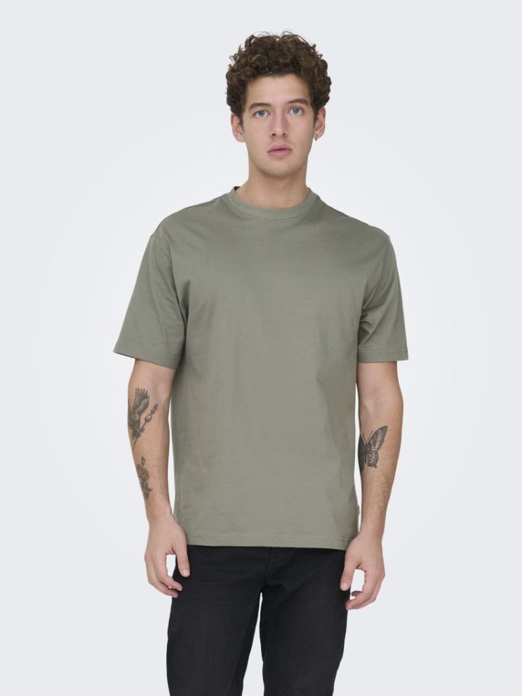 ONSFRED LIFE RLX SS TEE NOOS 262142 Castor G