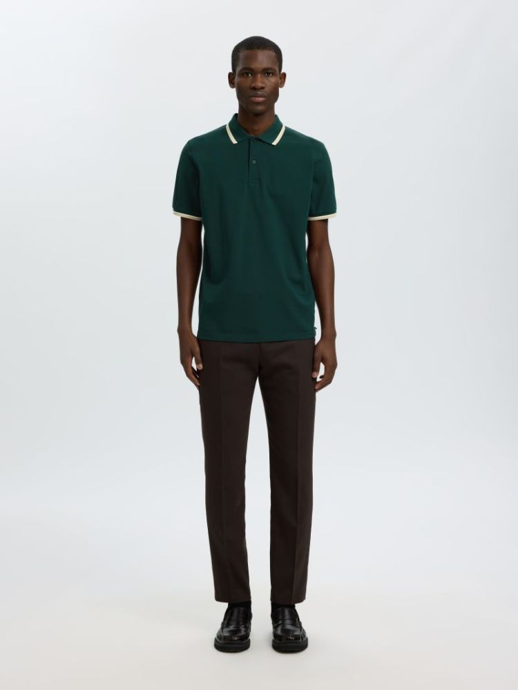 SLMSLIM-ATLAS SPORT SS POLO NO 181172 Pine Gro