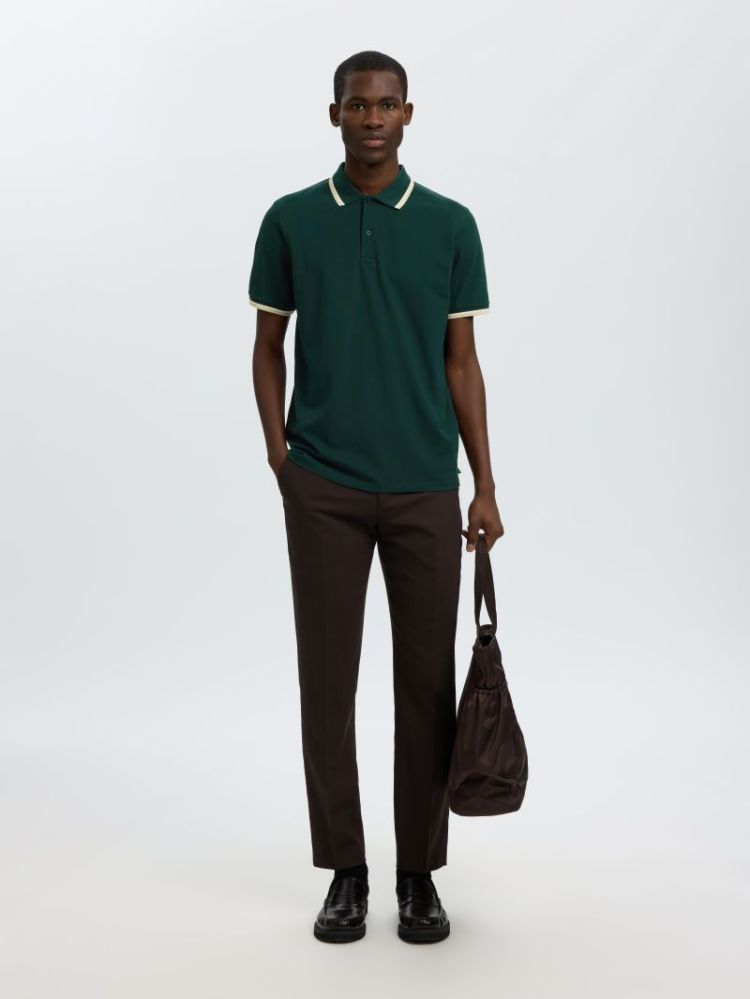 SLMSLIM-ATLAS SPORT SS POLO NO 181172 Pine Gro