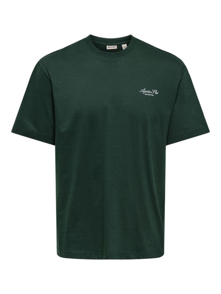 ONSFRED LIFE RLX SS PRINT TEE 206190025 Pine