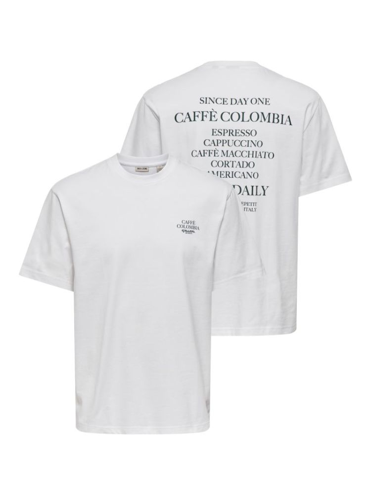 ONSFRED LIFE RLX SS PRINT TEE 209112026 Brigh