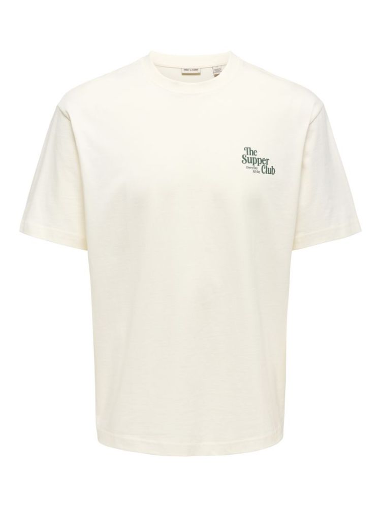 ONSFRED LIFE RLX SS PRINT TEE 187201022 Egret
