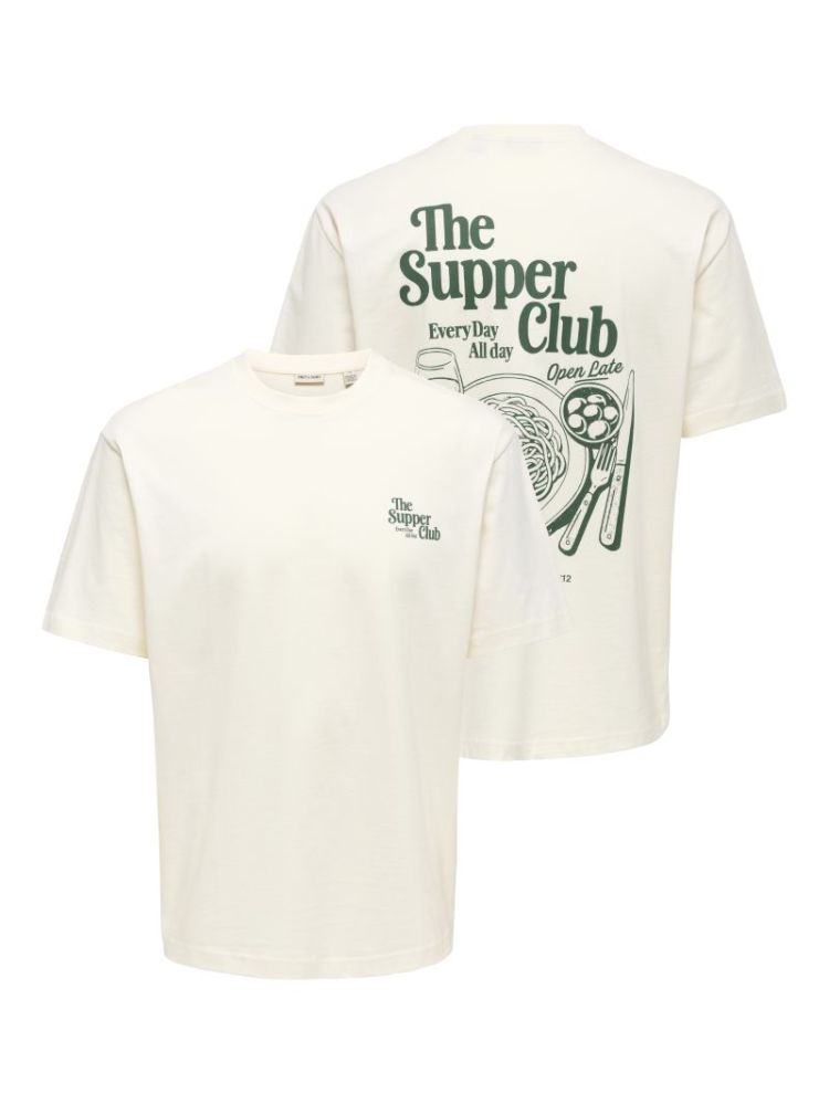 ONSFRED LIFE RLX SS PRINT TEE 187201022 Egret