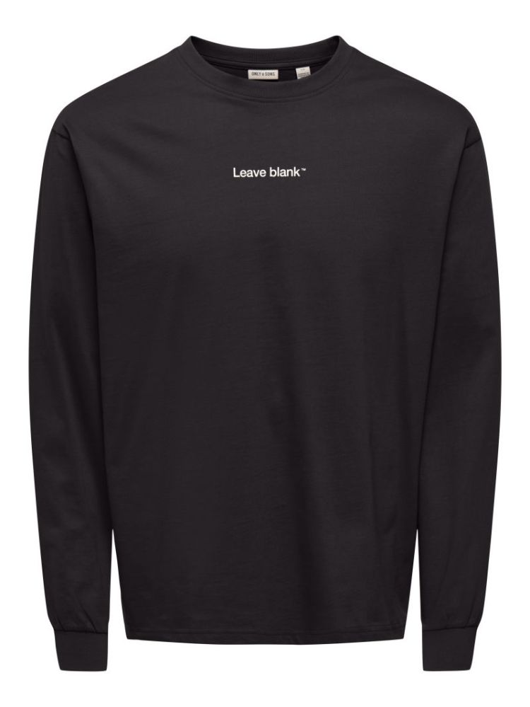ONSFRED LIFE RLX LS VARSITY TE 307347001 Black