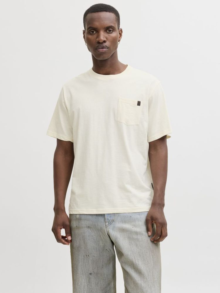 JJEDOVER SLUB TEE SS NOOS 177620 Antique