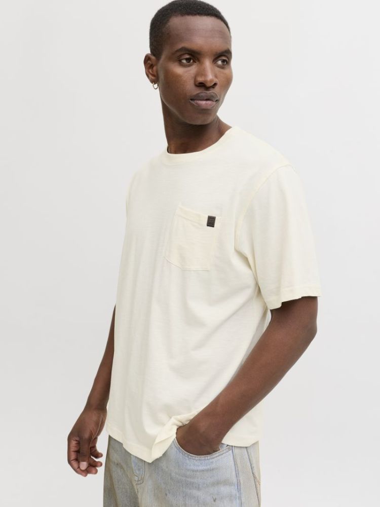 JJEDOVER SLUB TEE SS NOOS 177620 Antique