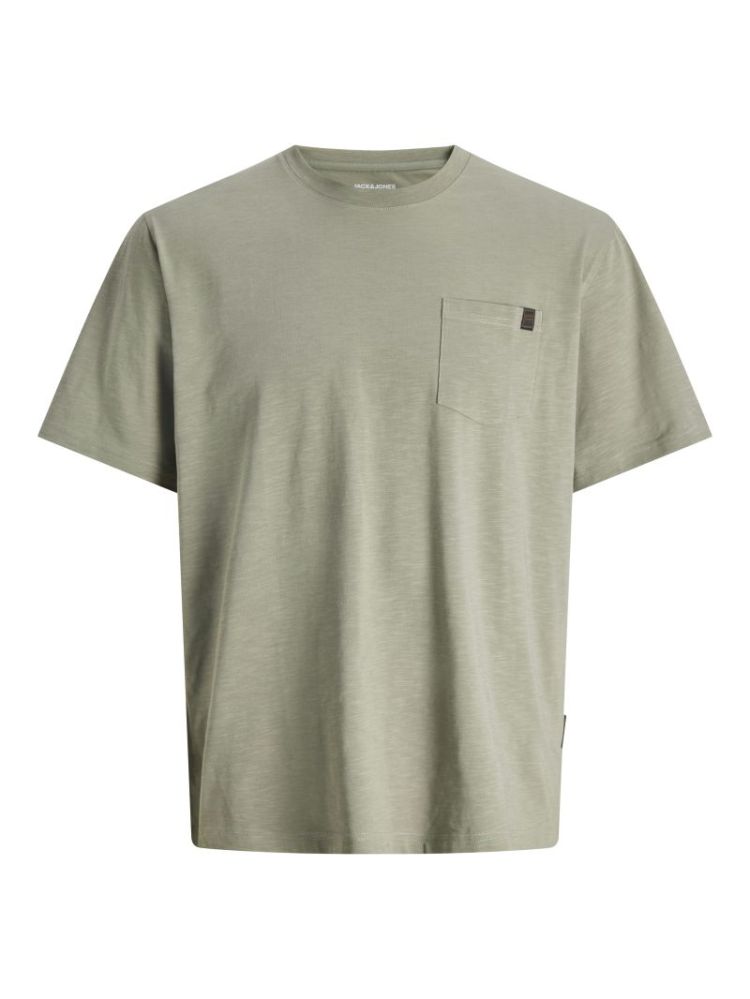JJEDOVER SLUB TEE SS NOOS 176725 Vetiver