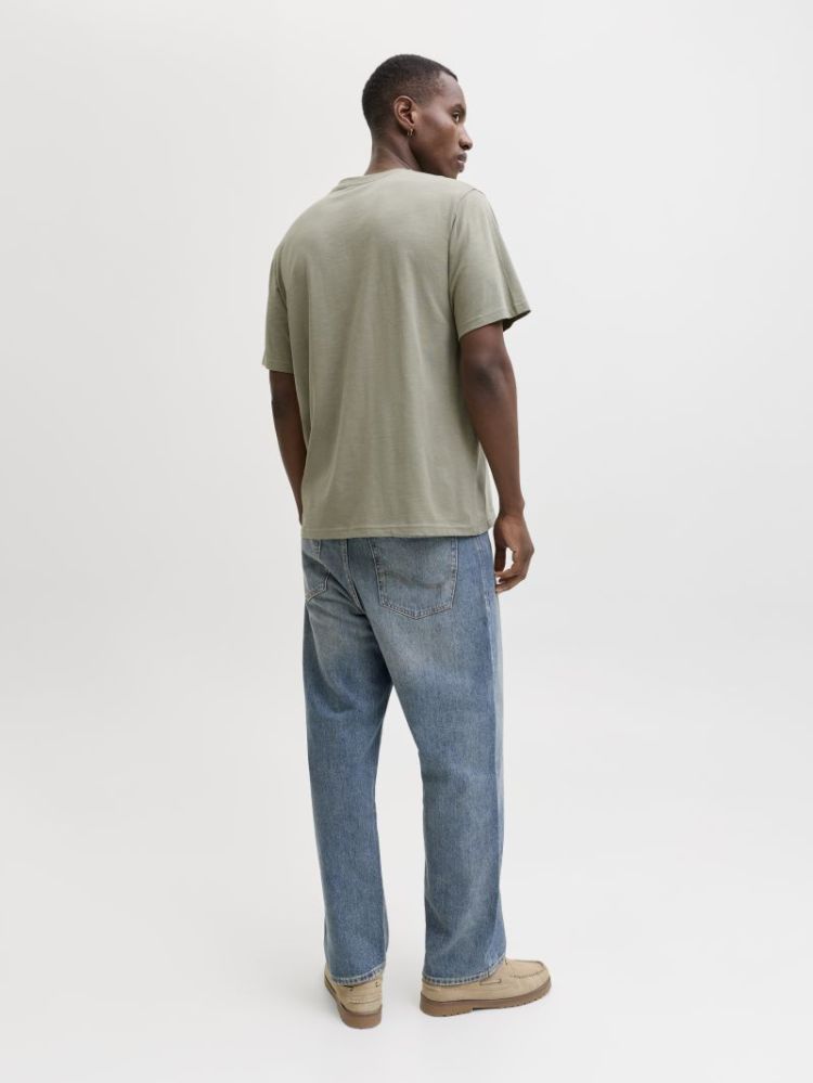 JJEDOVER SLUB TEE SS NOOS 176725 Vetiver