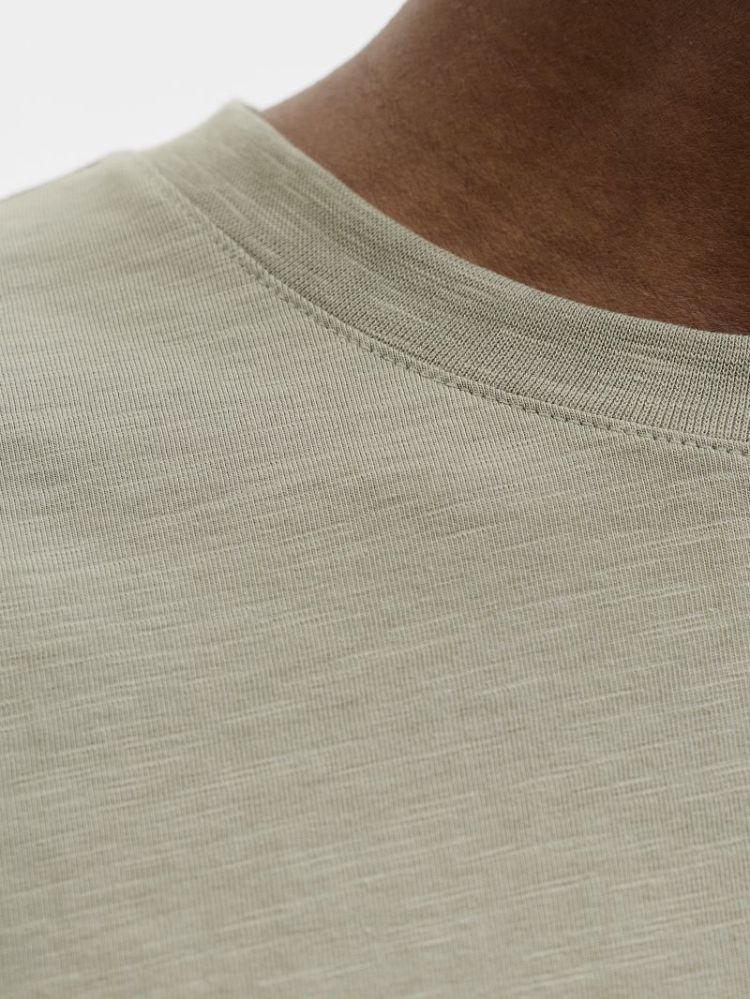 JJEDOVER SLUB TEE SS NOOS 176725 Vetiver