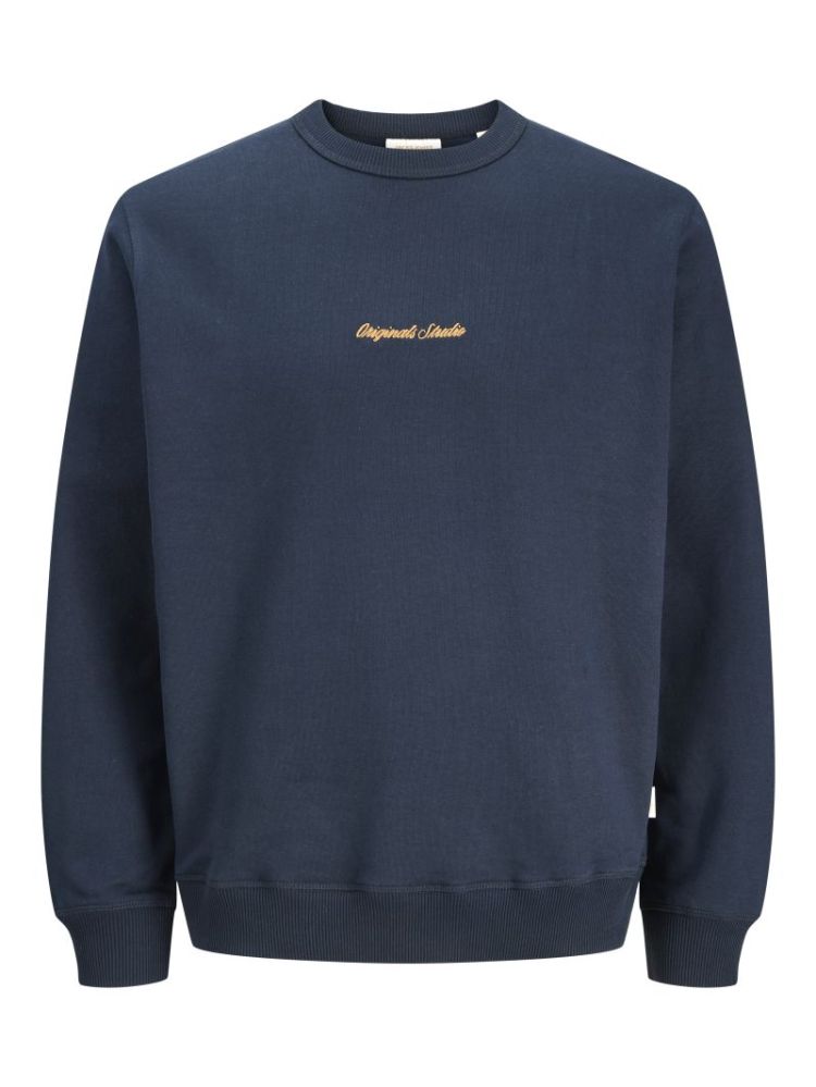 JORNORREBRO EMB SWEAT CREW NOO 175917 Sky Capt