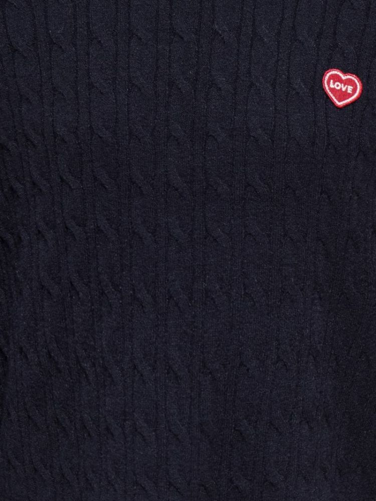 KOGIBI LS CABLE O-NECK VD KNT 194962001 Night