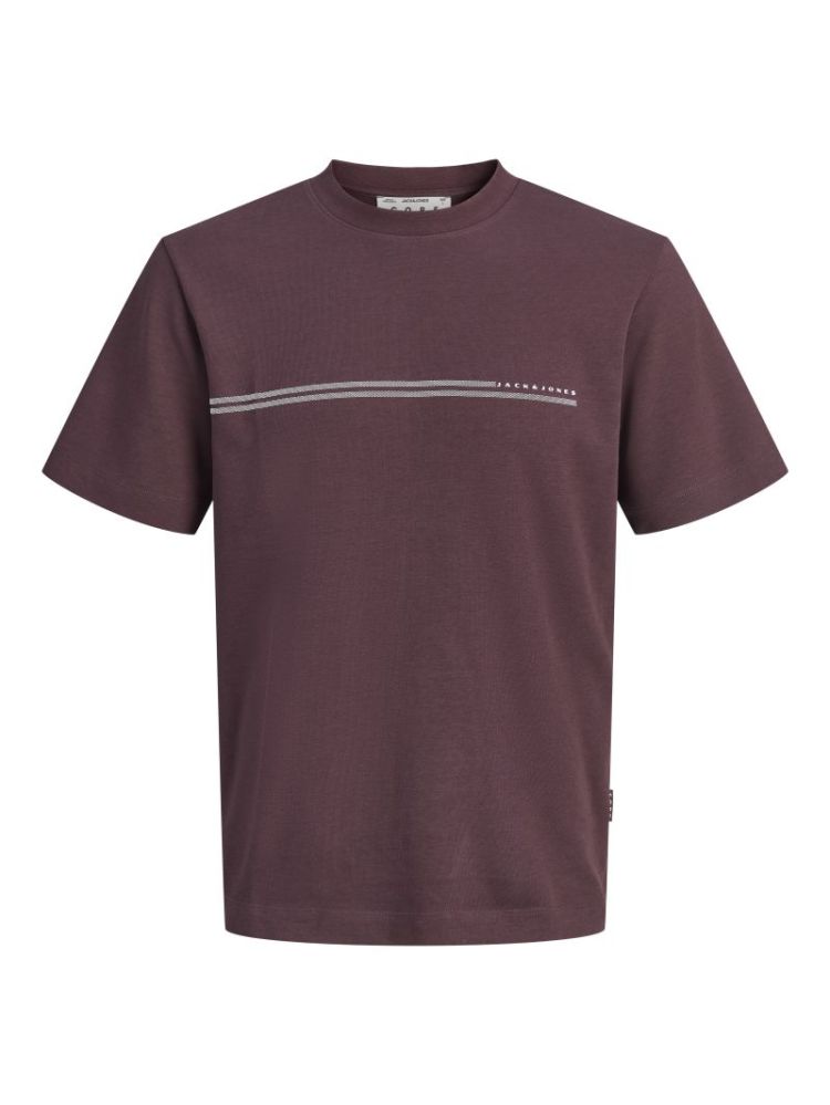 JCOFUSION CHEST BRAND TEE SS C 176966 Fudge