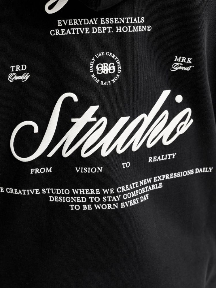 JORNORREBRO TYPO BACK SWEAT HO 178012002 Black