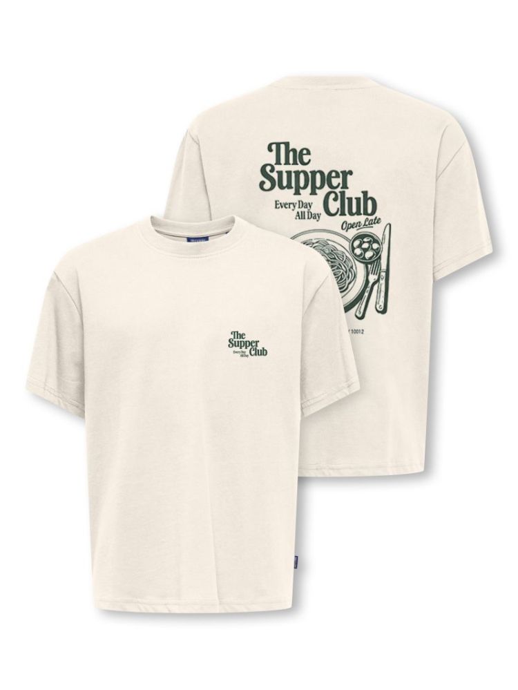 OSJCOLE FOOD RLX SS TEE 187201002 Egret