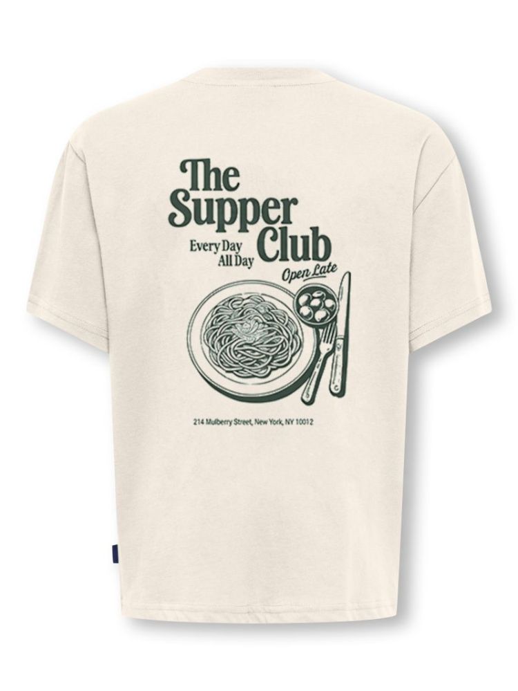 OSJCOLE FOOD RLX SS TEE 187201002 Egret
