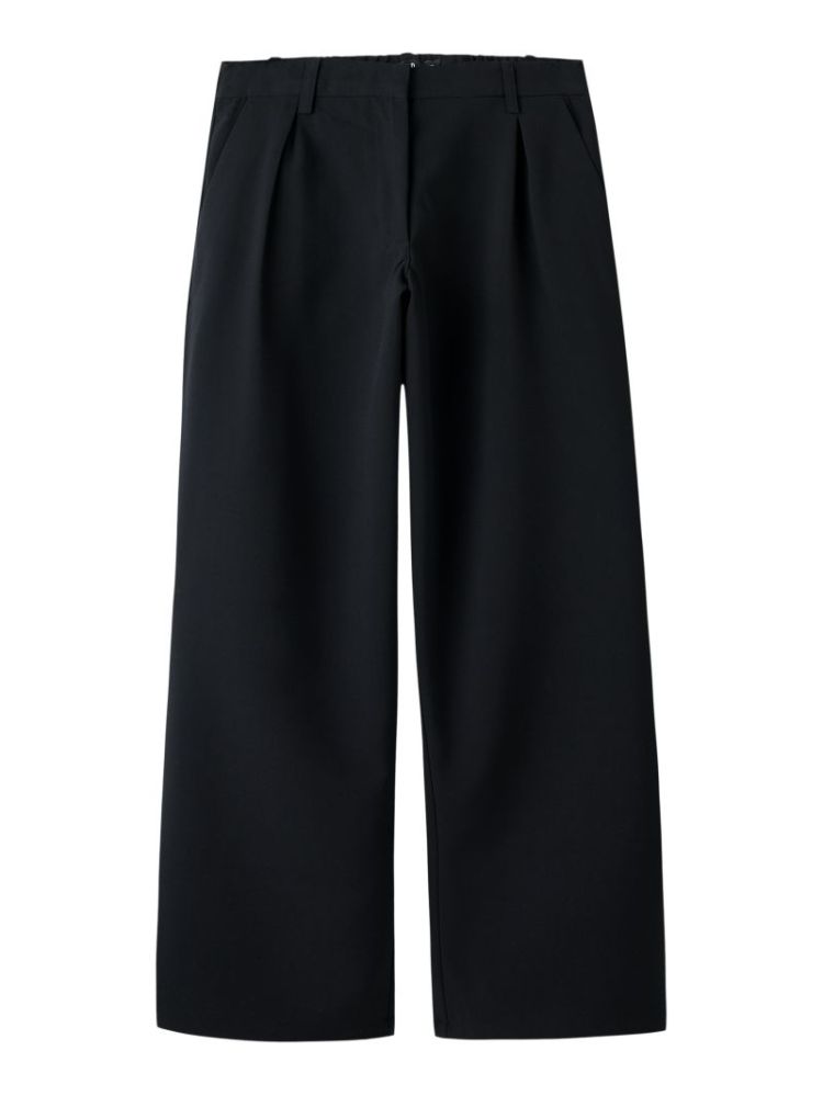 NLFLUIS NW PLEAT WIDE PANT NOO 178466 Black