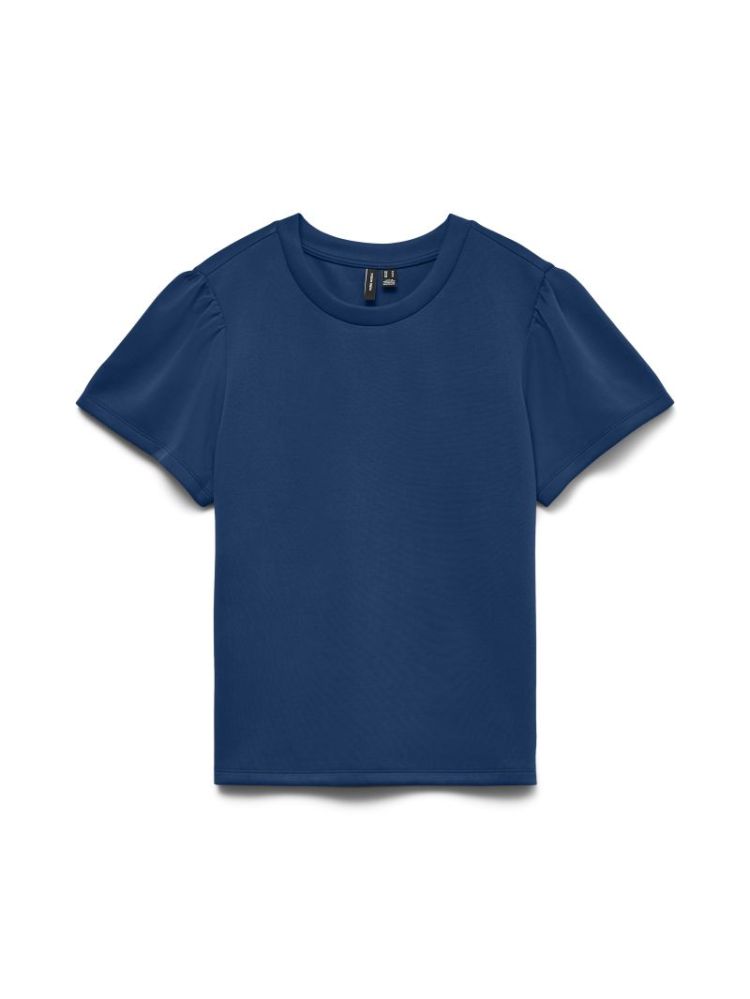 VMELLA SS O-NCK TOP JRS 283597 Navy Peo