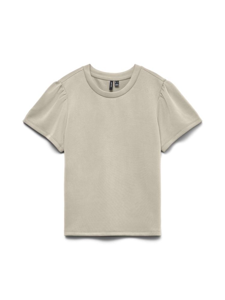 VMELLA SS O-NCK TOP JRS 175626 Oatmeal