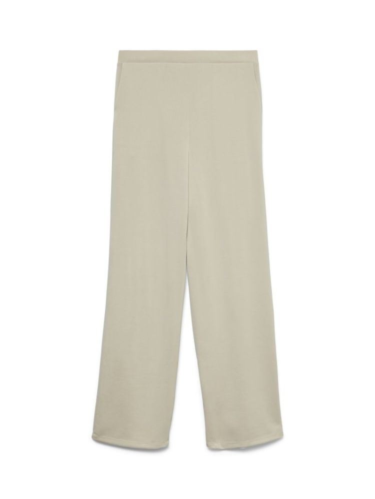 VMELLA HW WIDE PANT JRS 175626 Oatmeal