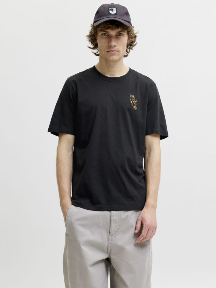 JJBREWY TEE SS CREW NECK 178012 Black