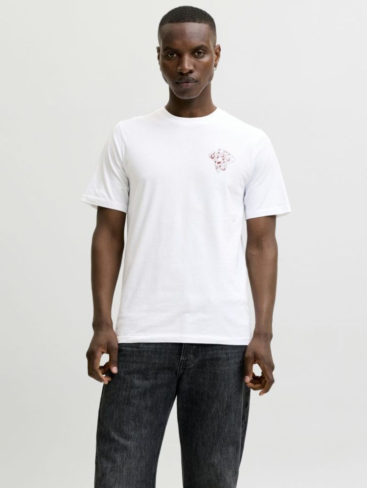 JJBREWY TEE SS CREW NECK 177627 Bright W