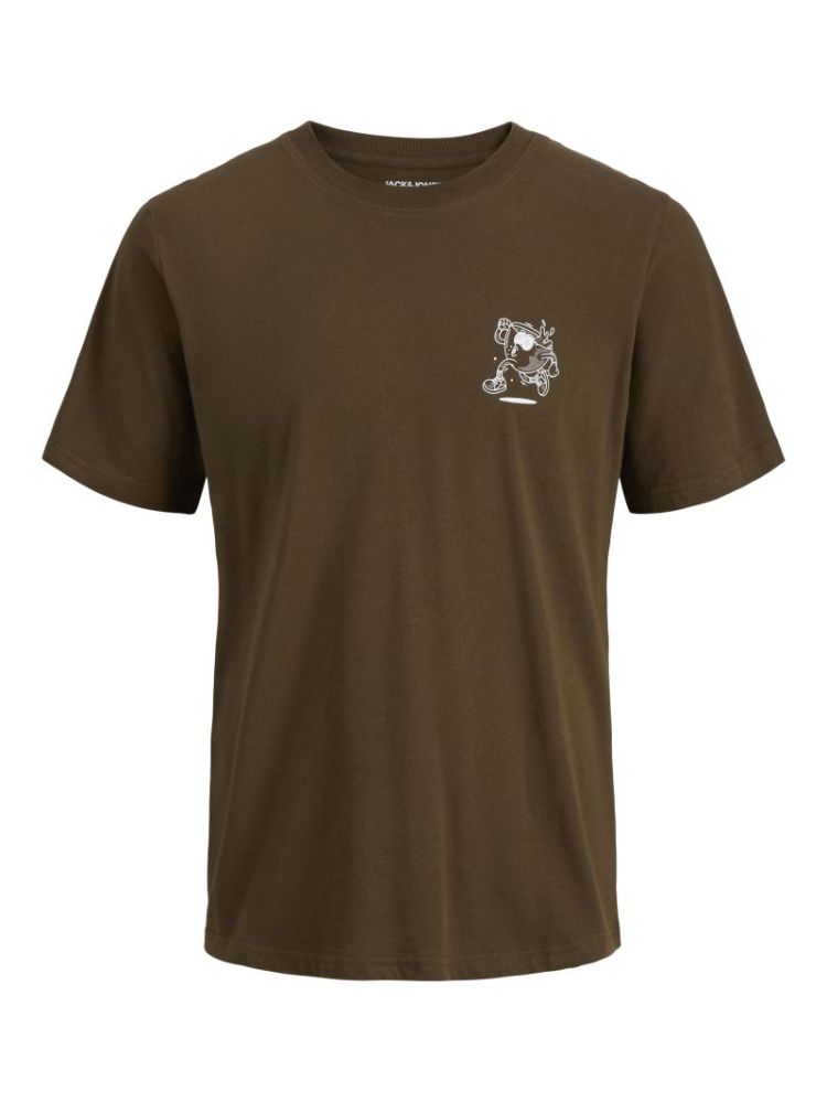 JJBREWY TEE SS CREW NECK 307144 Cocoa