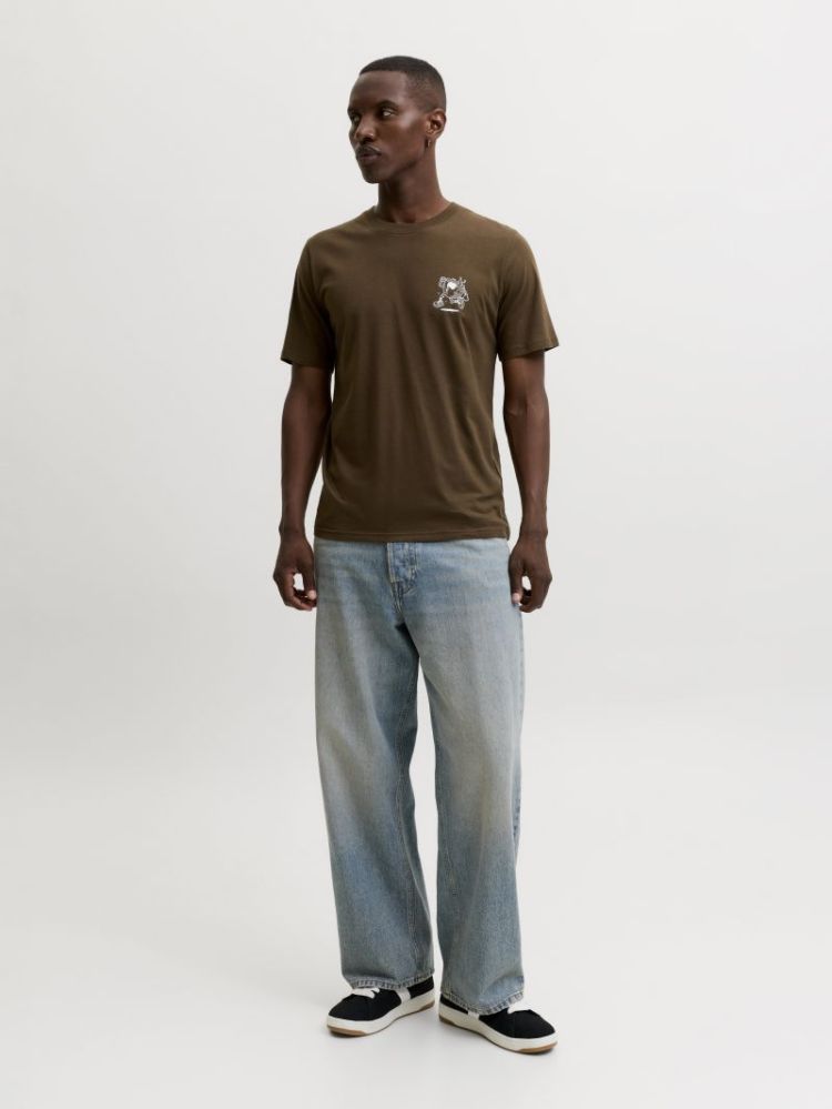 JJBREWY TEE SS CREW NECK 307144 Cocoa