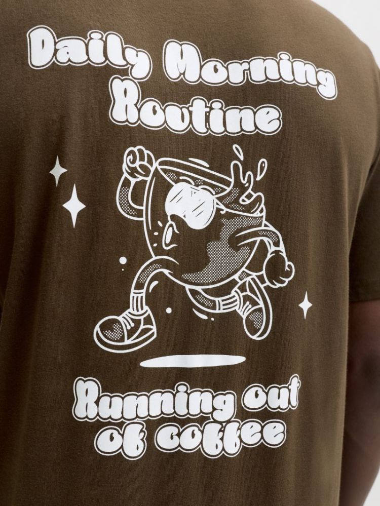 JJBREWY TEE SS CREW NECK 307144 Cocoa