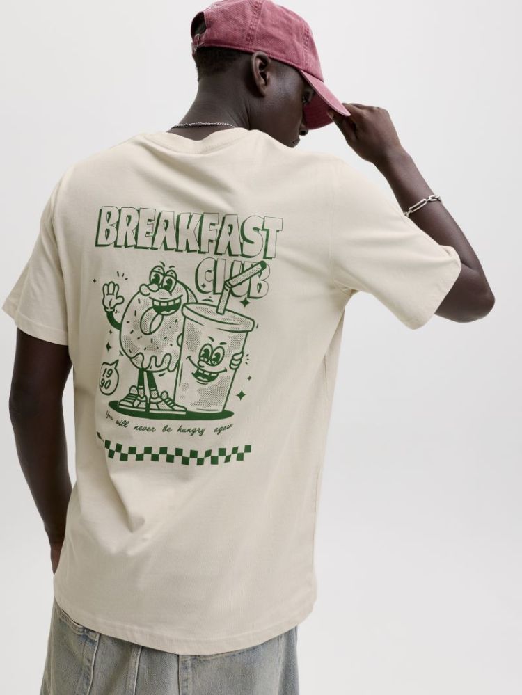 JJBREWY TEE SS CREW NECK 176631 Moonbeam