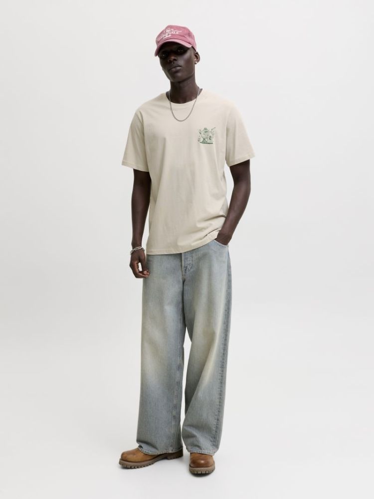 JJBREWY TEE SS CREW NECK 176631 Moonbeam