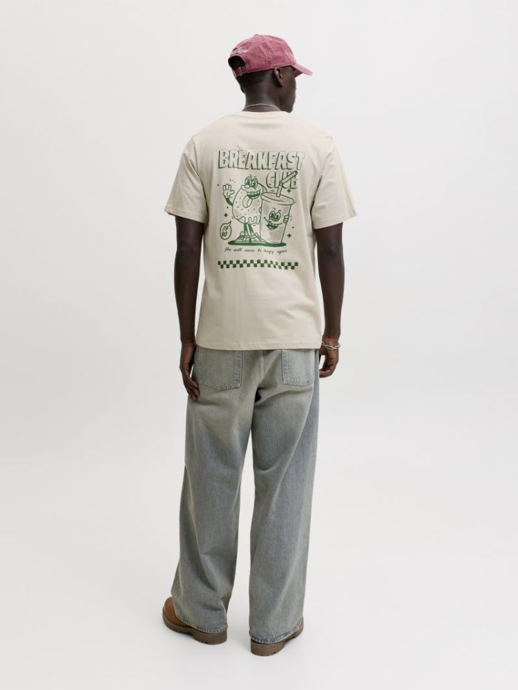 JJBREWY TEE SS CREW NECK 176631 Moonbeam