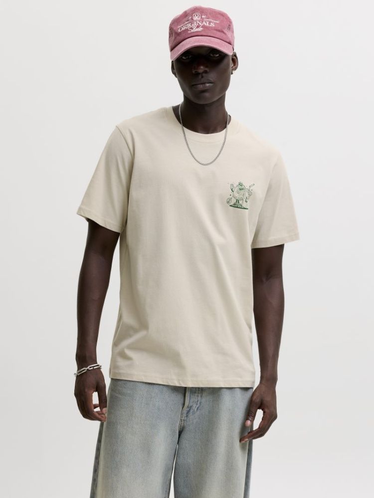 JJBREWY TEE SS CREW NECK 176631 Moonbeam