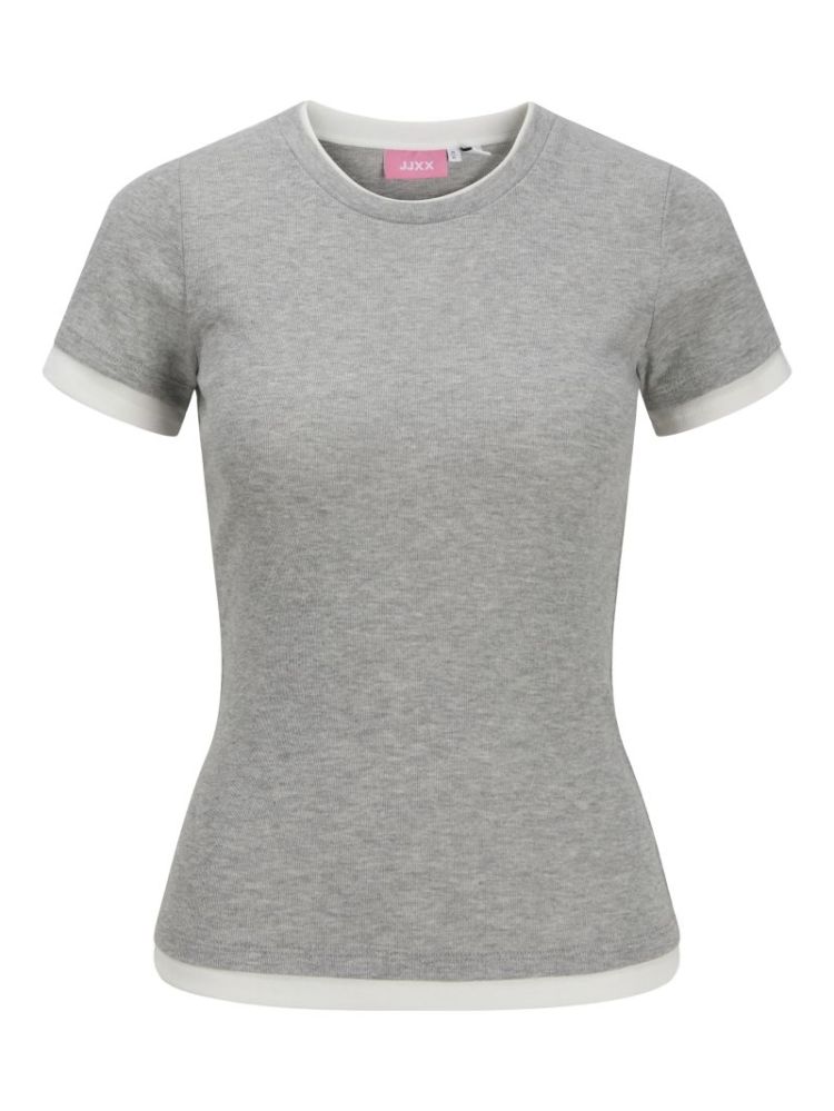 JXHENNA STR SS CONTRAST TEE JR 179085003 Light