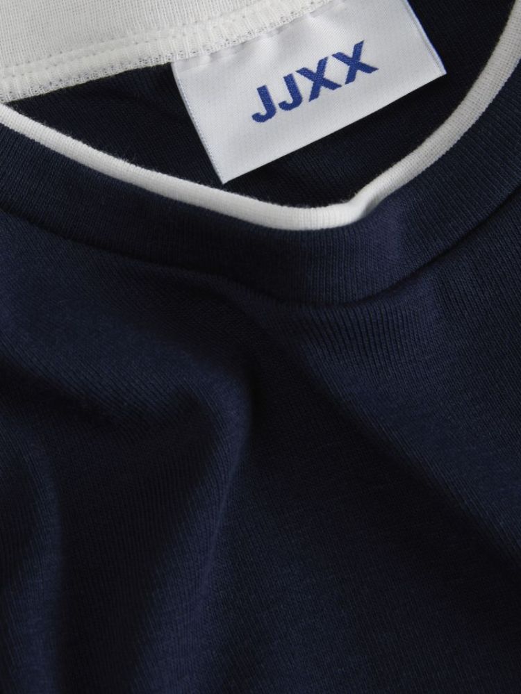 JXHENNA STR SS CONTRAST TEE JR 175876003 Navy