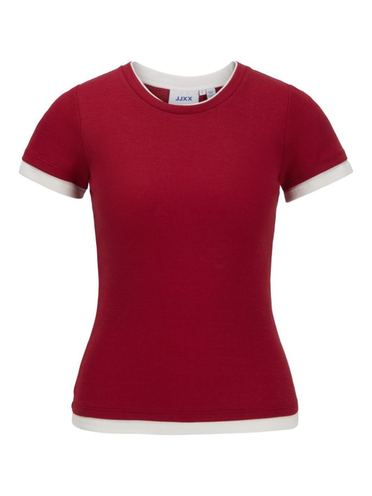 JXHENNA STR SS CONTRAST TEE JR 177240003 Scarl