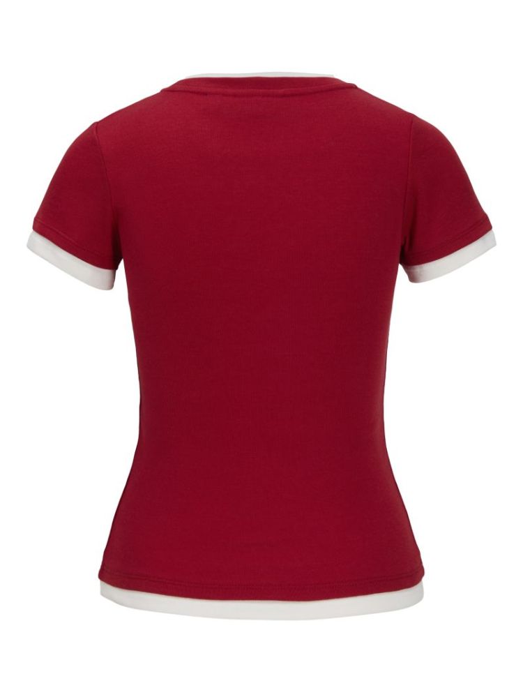 JXHENNA STR SS CONTRAST TEE JR 177240003 Scarl