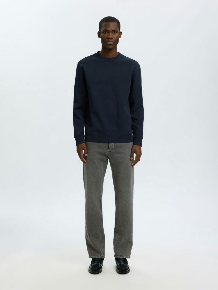 SLMTOM SOFT CREW NECK SWEAT NO 186839 Sky Capt