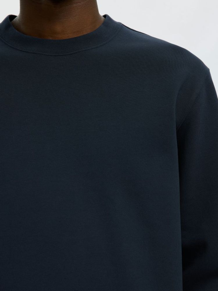 SLMTOM SOFT CREW NECK SWEAT NO 186839 Sky Capt