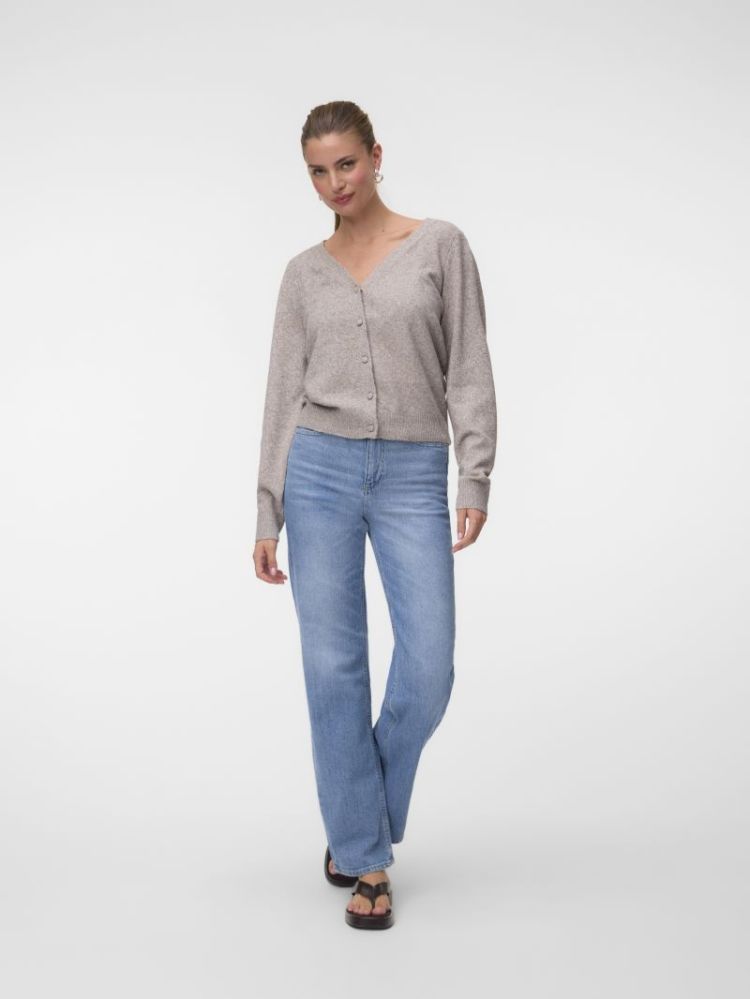 VMDOFFY LS V-NECK CARDIGAN NOO 175680001 Moon