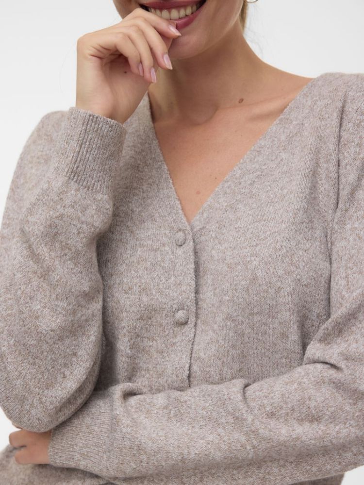 VMDOFFY LS V-NECK CARDIGAN NOO 175680001 Moon
