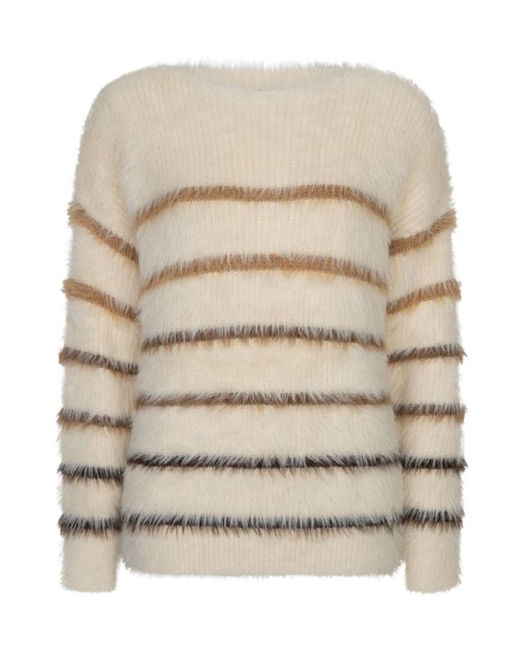 DAMES creme/brown
