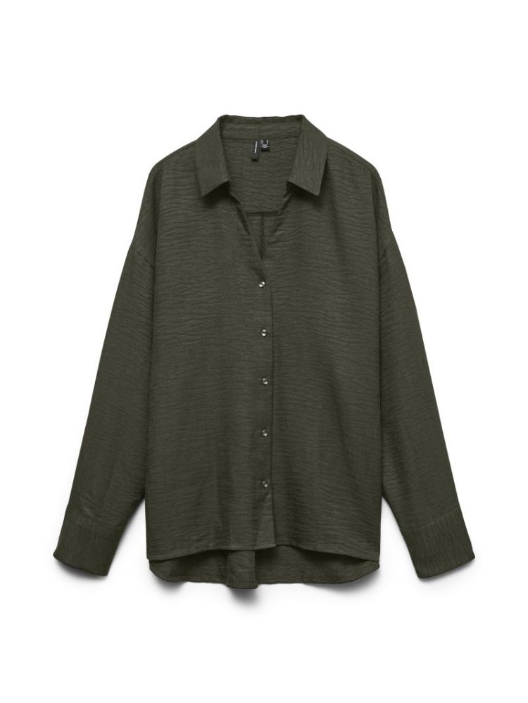 VMMELANEY QUEENY LS SHIRT WVN 186323 Forest N