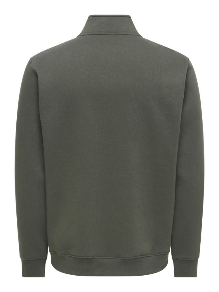 ONSDAWSON REG LS HALF ZIP HIGH 300541001 Belug
