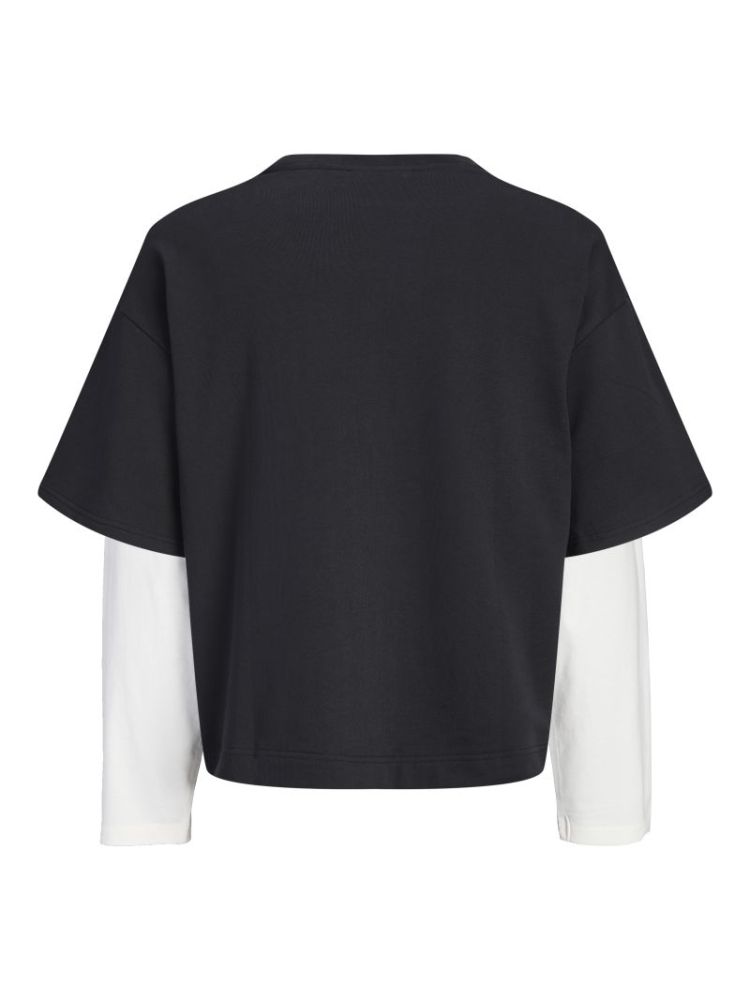 JCOECHO DOUBLE LAYERED SWEAT C 178012 Black