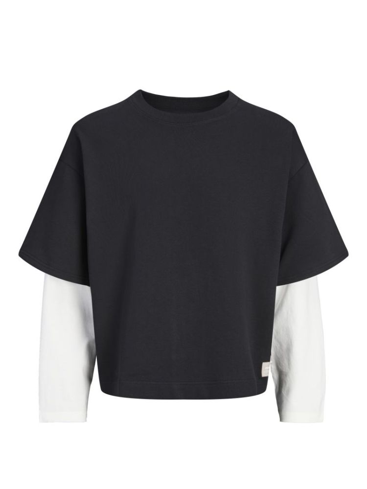 JCOECHO DOUBLE LAYERED SWEAT C 178012 Black