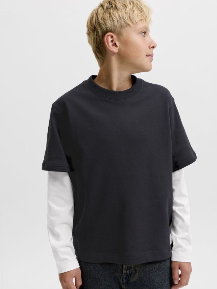 JCOECHO DOUBLE LAYERED SWEAT C 178012 Black