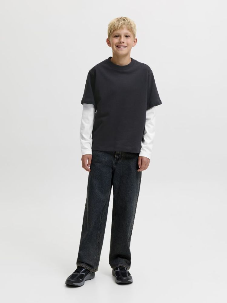 JCOECHO DOUBLE LAYERED SWEAT C 178012 Black