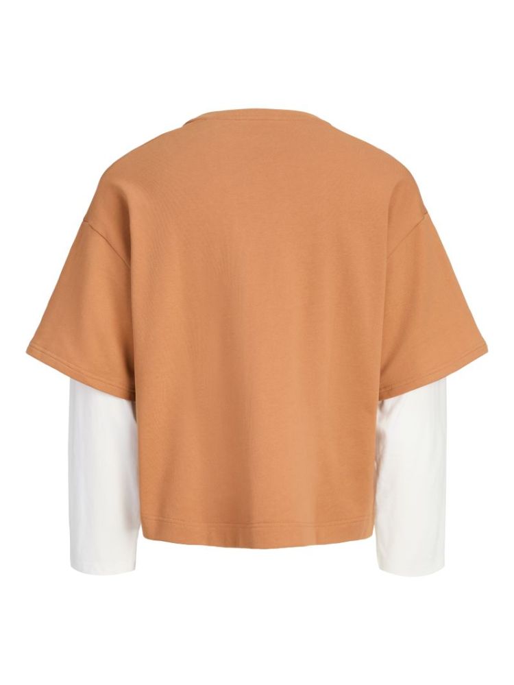 JCOECHO DOUBLE LAYERED SWEAT C 221375 Tomato C